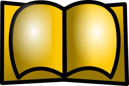 Open book icon clip art free vector in open office drawing svg