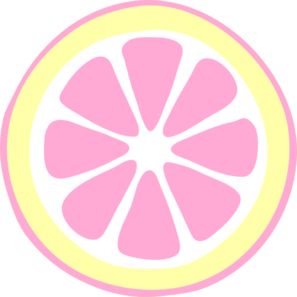 Pink lemon slice clip art vector clip art free 2