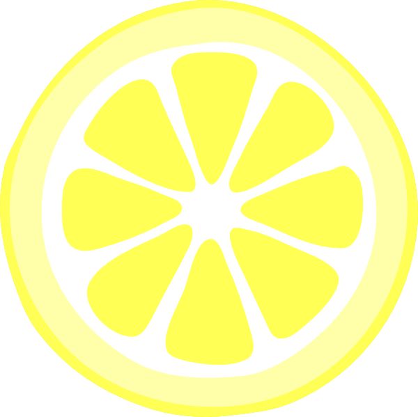 Pink lemon slice clip art vector clip art free