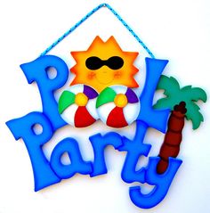 Pool party clip art clipart