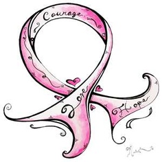 Printable breast cancer ribbon clipart