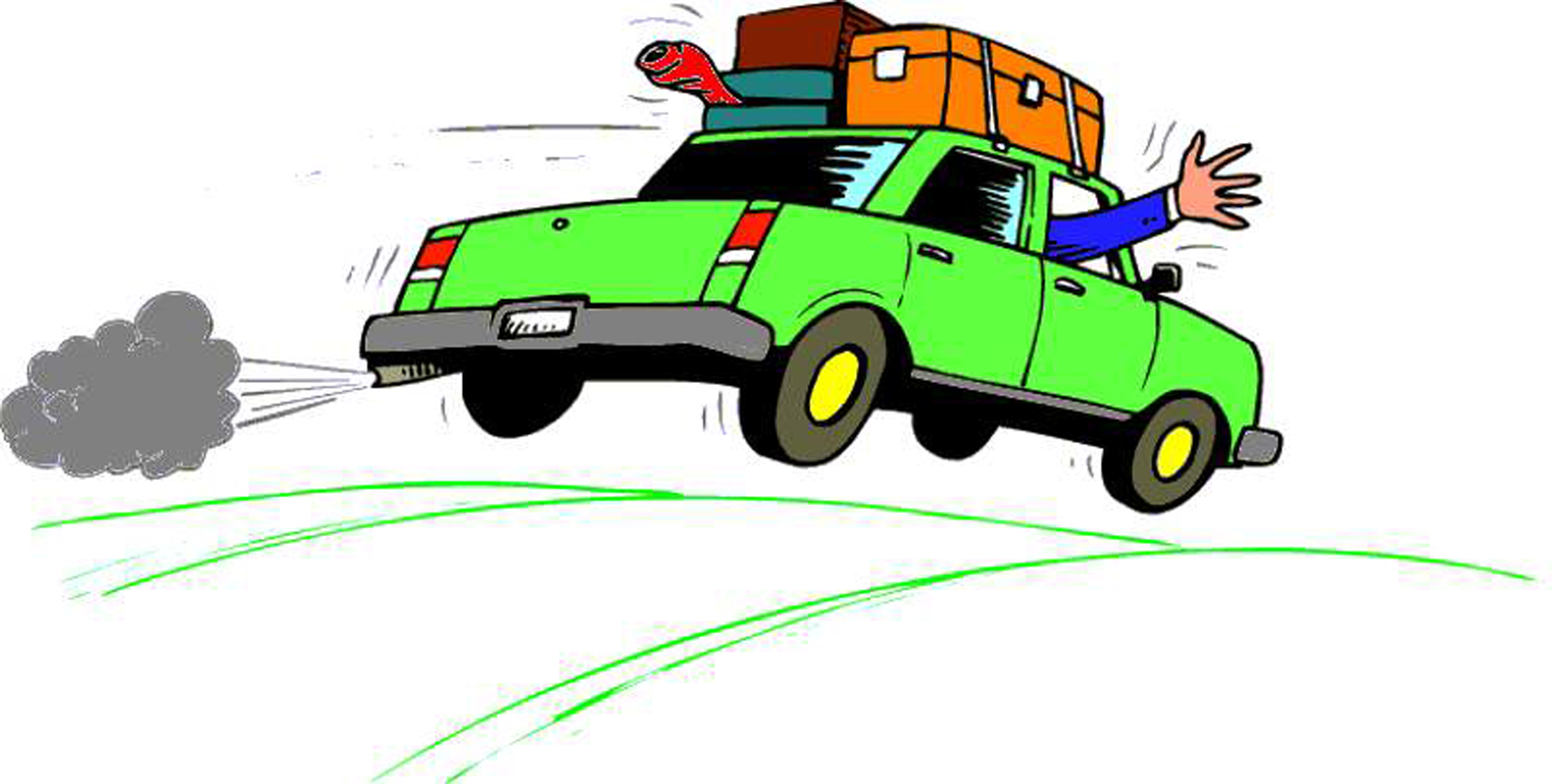 Road travel clipart