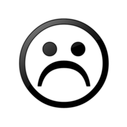 Sad face clipart black and white free clipart images 2
