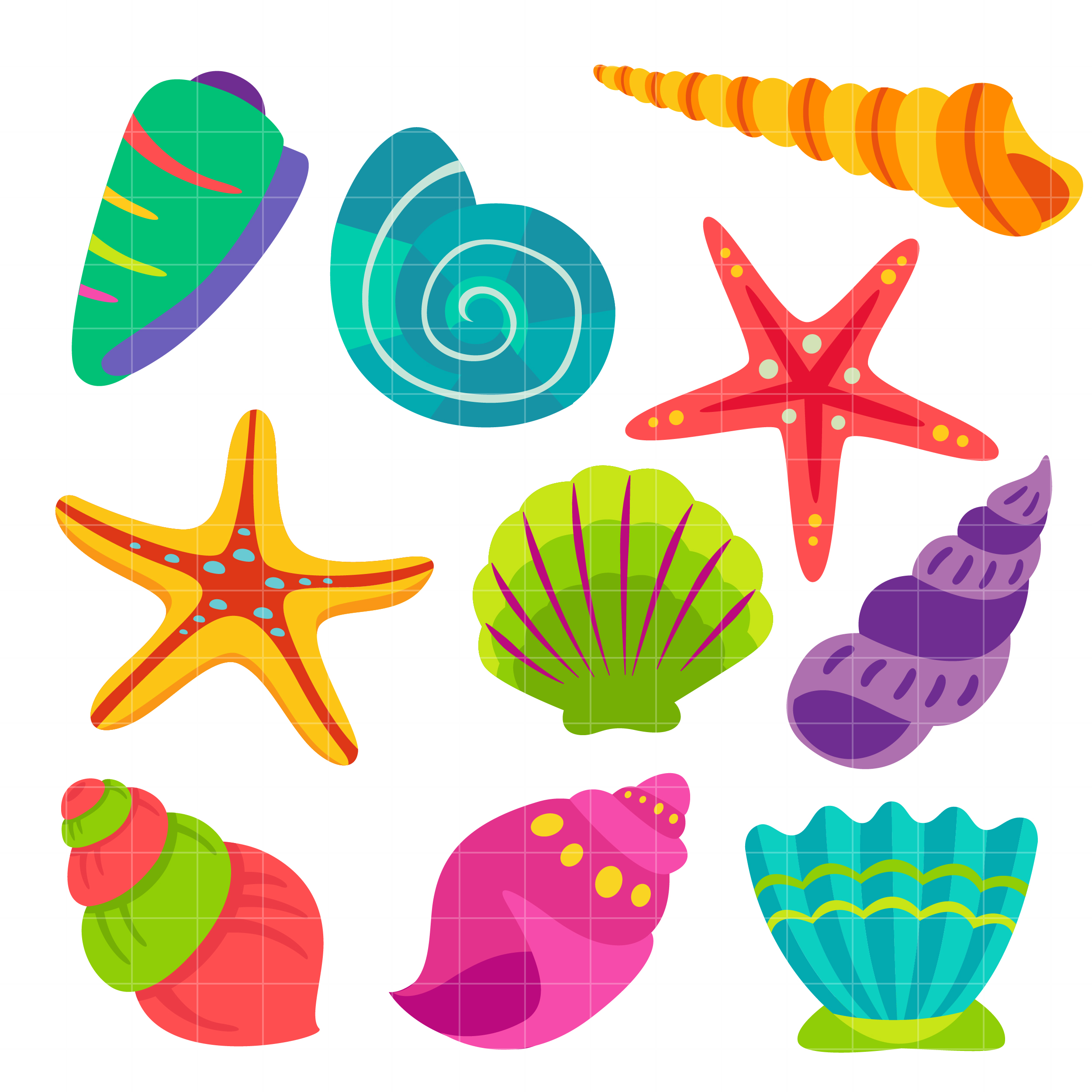Seashell Sea Shell Clip Art Clipart Image Clipartix