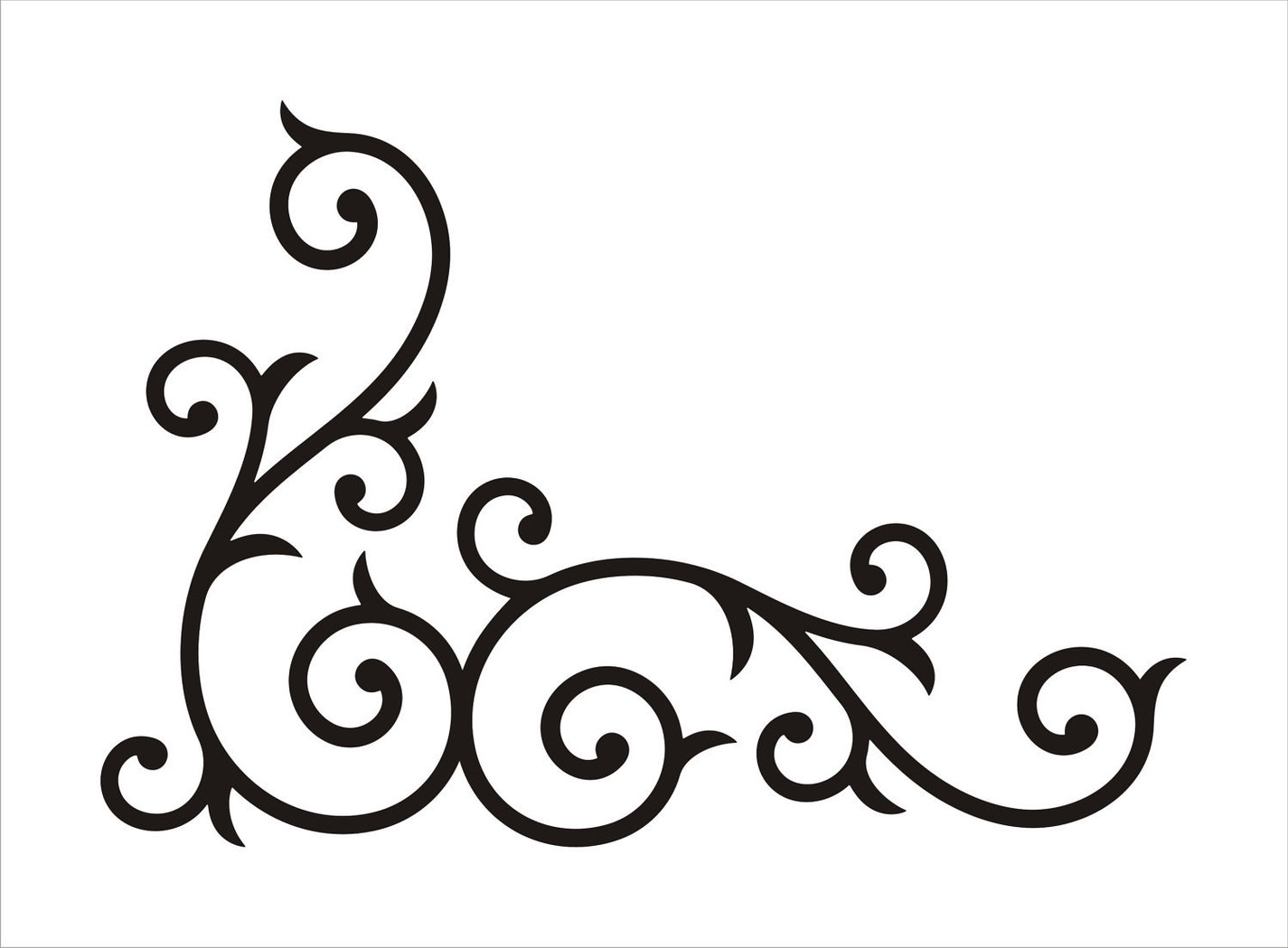 swirls clipart