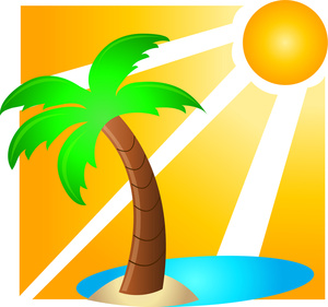 Tropical vacation clipart