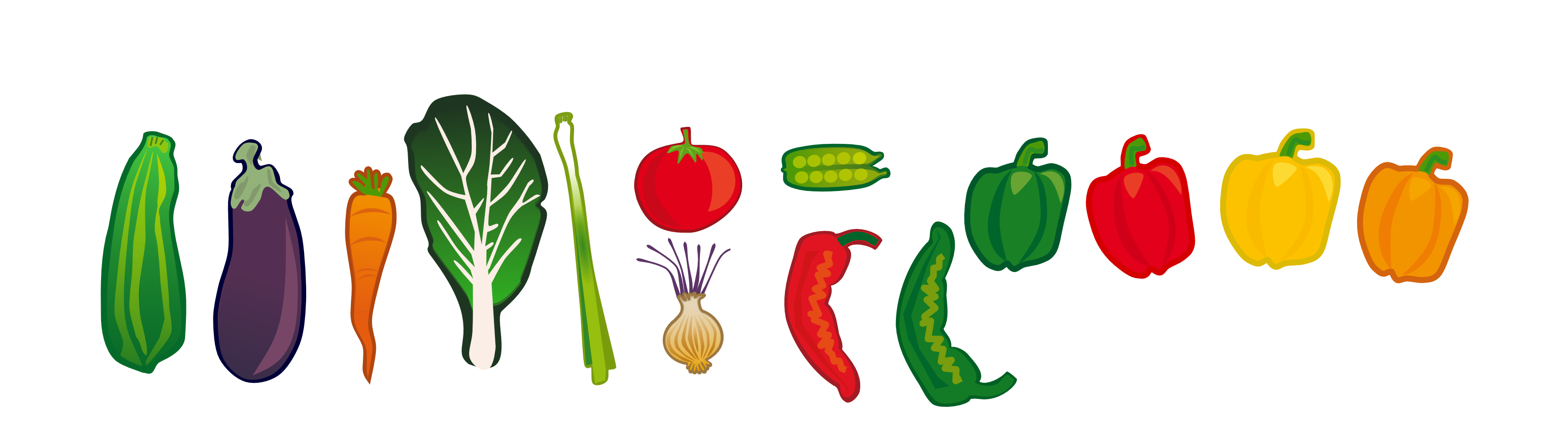 Vegetables clip art 3
