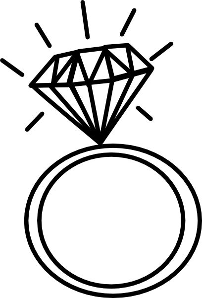 Wedding ring drawings clipart clipart paper item