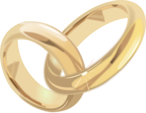 Wedding rings 2 clip art at clker vector clip art