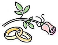 Wedding rings clip art clipart