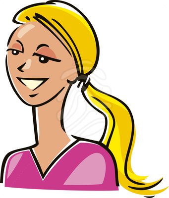 Woman clip art black and white free clipart images