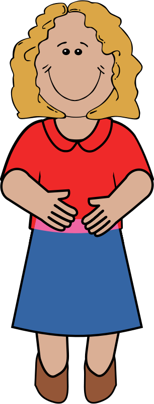Woman standing clipart free clipart images 2