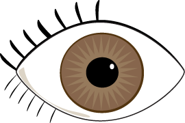 Clip art brown eyes clipart