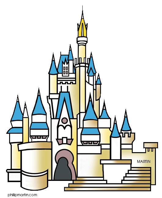 Disney cinderella castle clipart