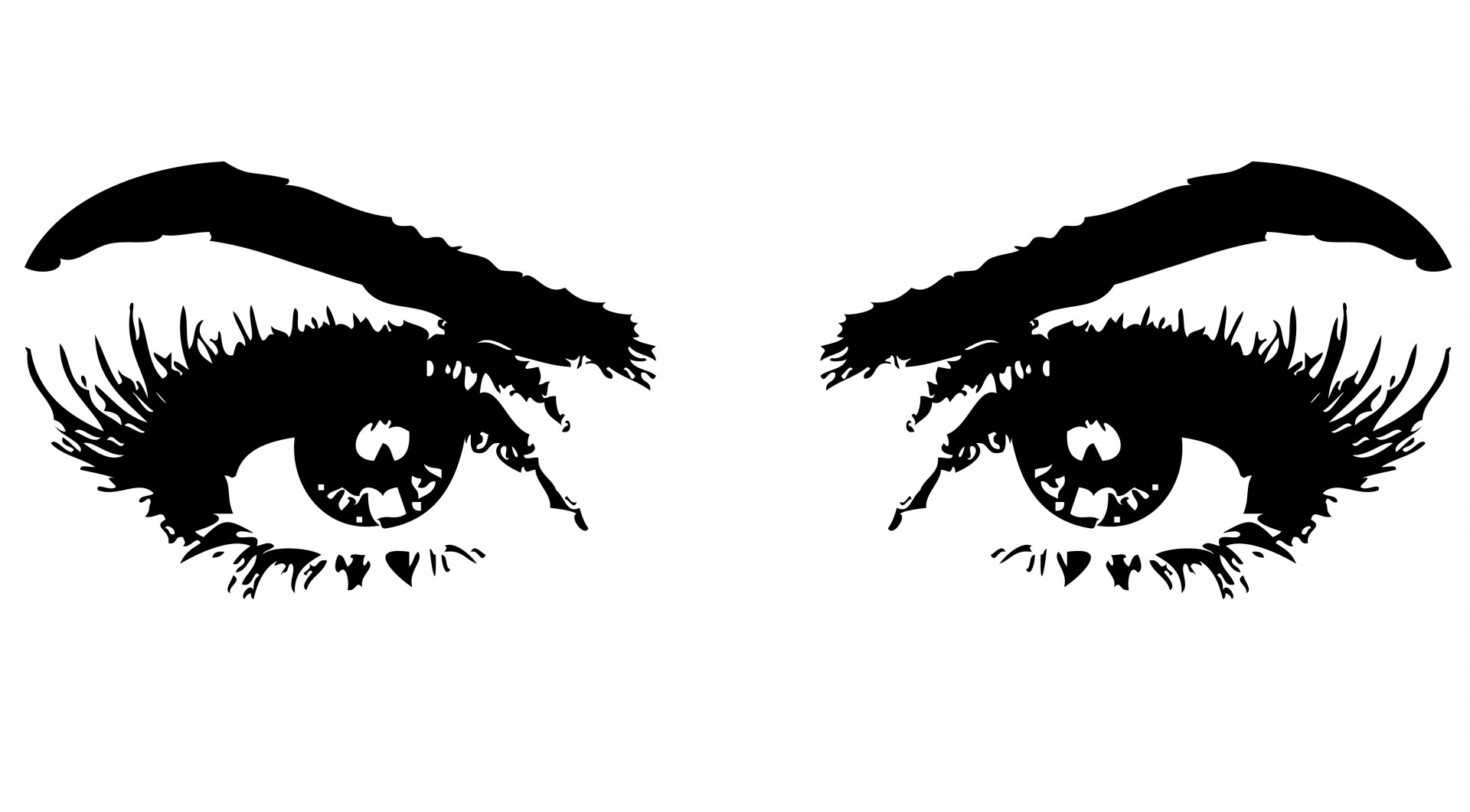 womens eyes clipart