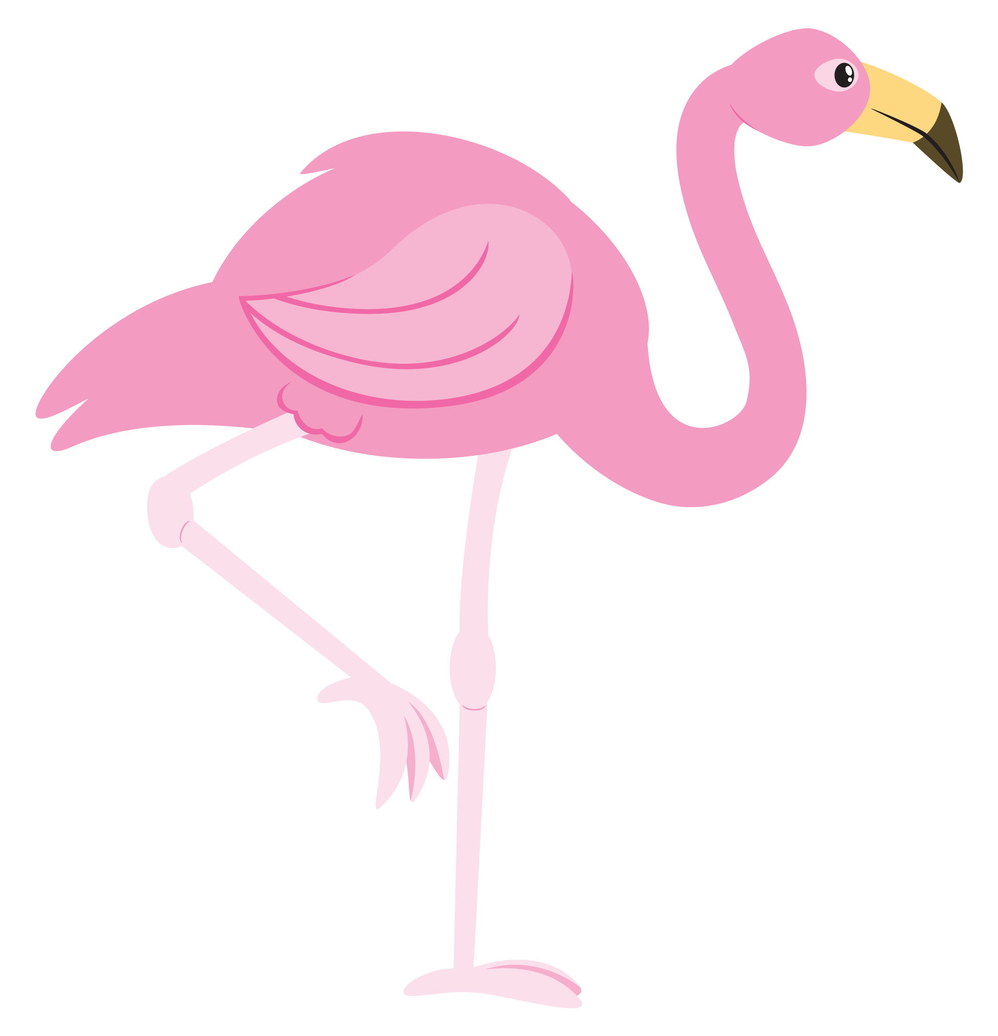 Flamingo free to use clipart