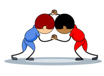 Free sports wrestling clipart clip art pictures graphics