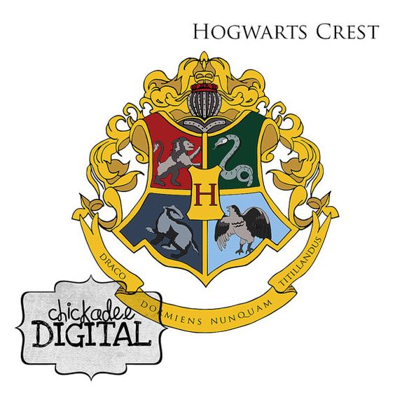 Harry potter hogwarts crest clipart harry potter houses clip art