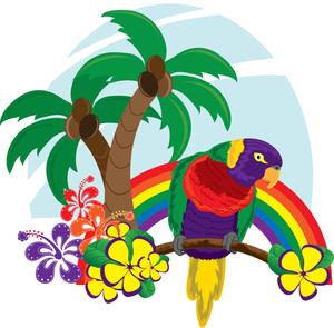 Hawaiian bird clipart