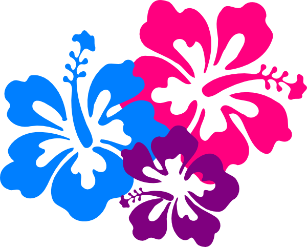 Hawaiian flowers clip art free clipart images