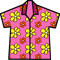 Hawaiian shirt clip art free clipart images 2
