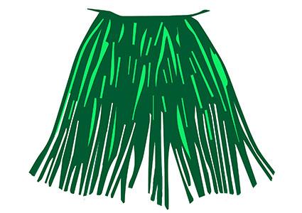 Hawaiian skirt clipart