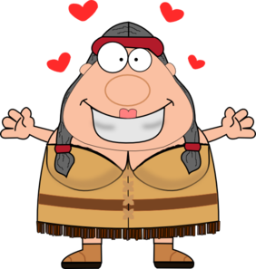 Indian with hearts clip art at clker vector clip art