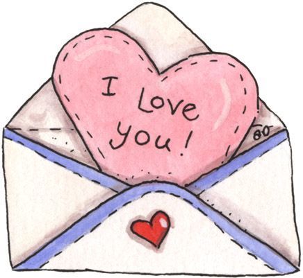 Love you letter clip art love you love you