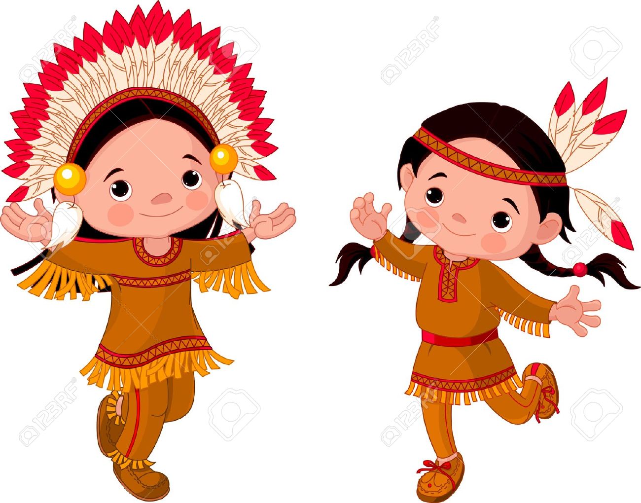 Ofpicture images indian child clip art