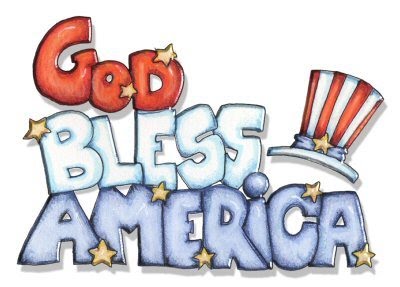 Patriotic a independence day free clip art happy july 4th text banner