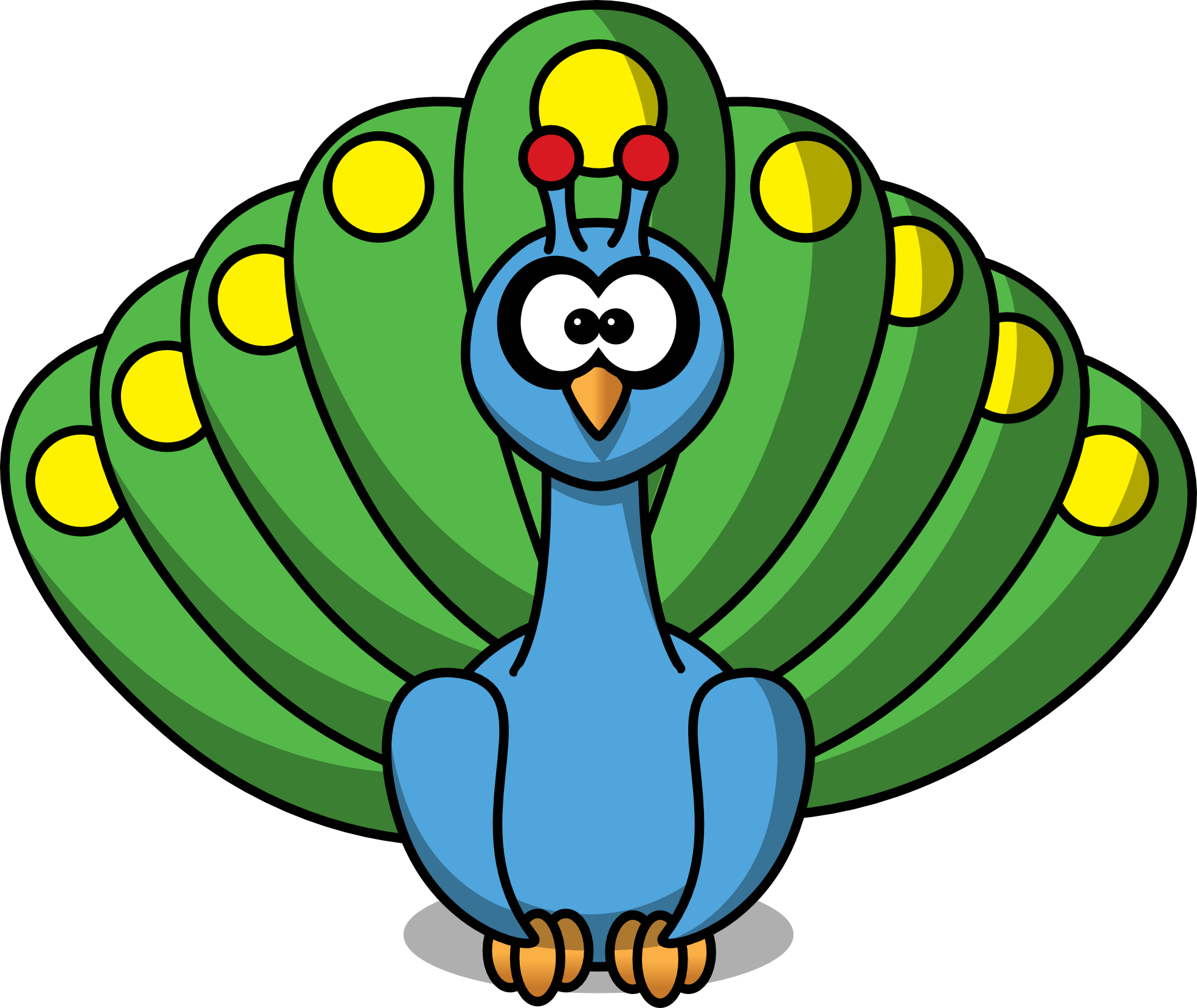Peacock clipart free clipart images 2