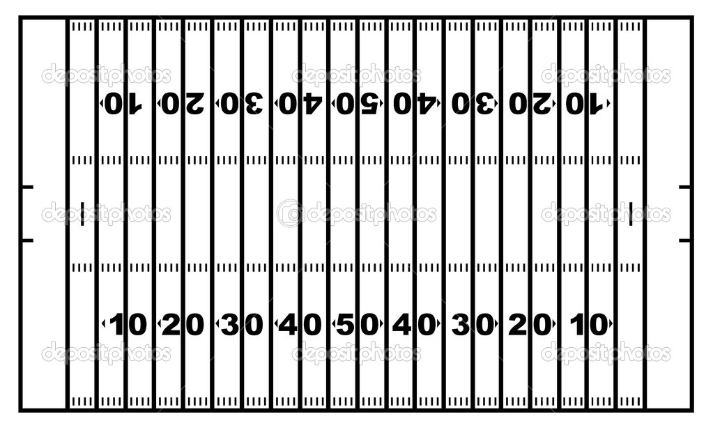 45+ Football Field Diagram Black And White PNG