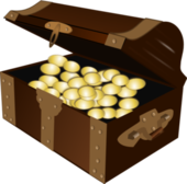 Treasure chest em psd pirates series of exquisite icons download free ...