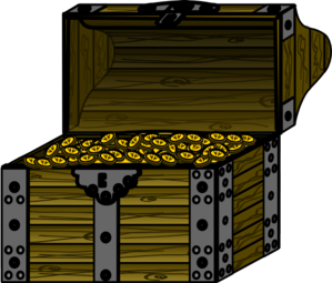 Treasure chest clip art vector treasure chest graphics image 2