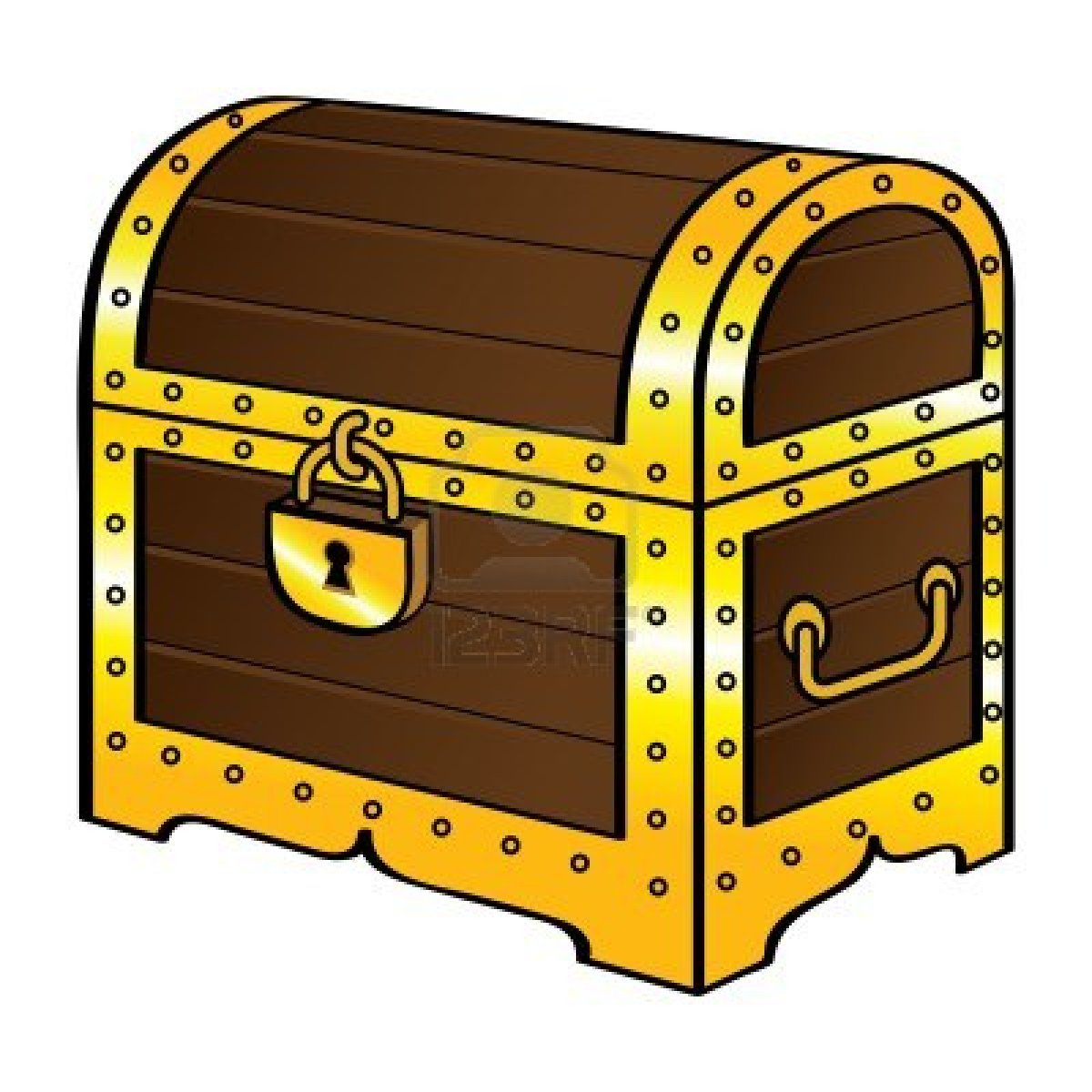 Treasure chest clip art vector treasure chest graphics image