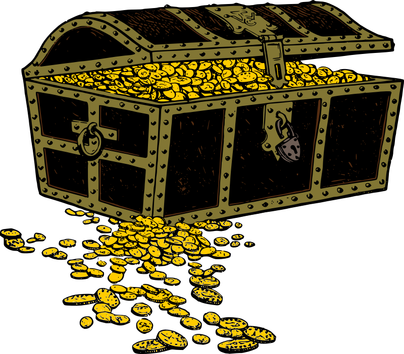 Treasure chest free to use clipart 2