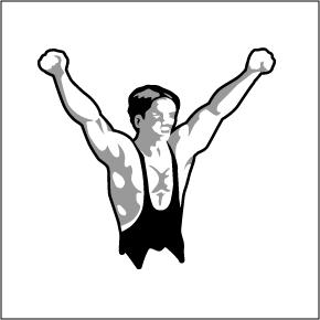 Wrestling clip art printable free clipart images