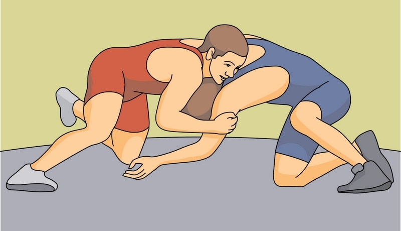 Wrestling clipart lc wrestling clinch clipart