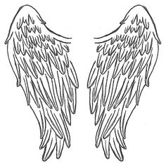 Angel wings on angel wings angel wing tattoos and wings clip art