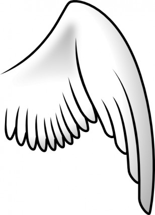 Angel wings wings clip art clipart image