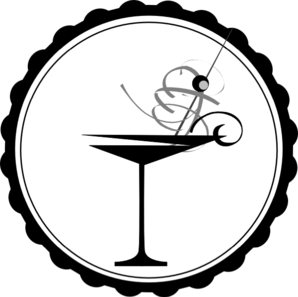Black and white martini glass clip art at clker vector clip