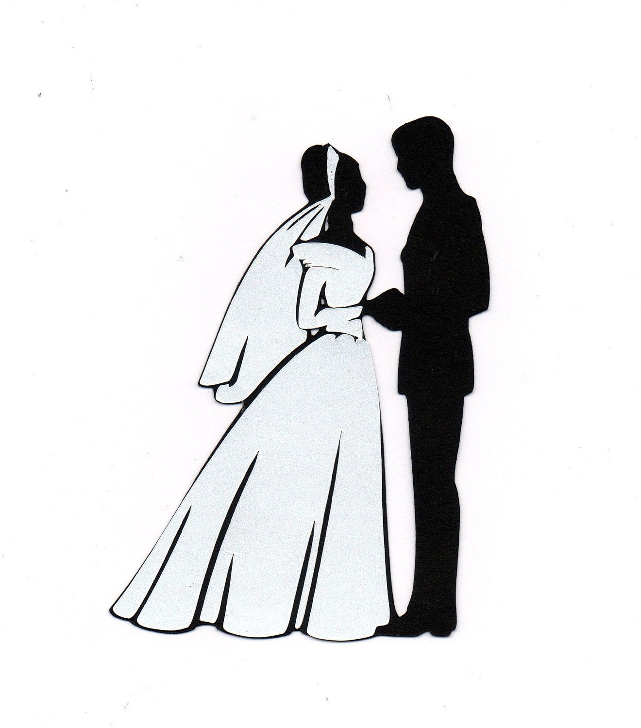 Bride and groom clipart 7 bride and groom silhouette image 2
