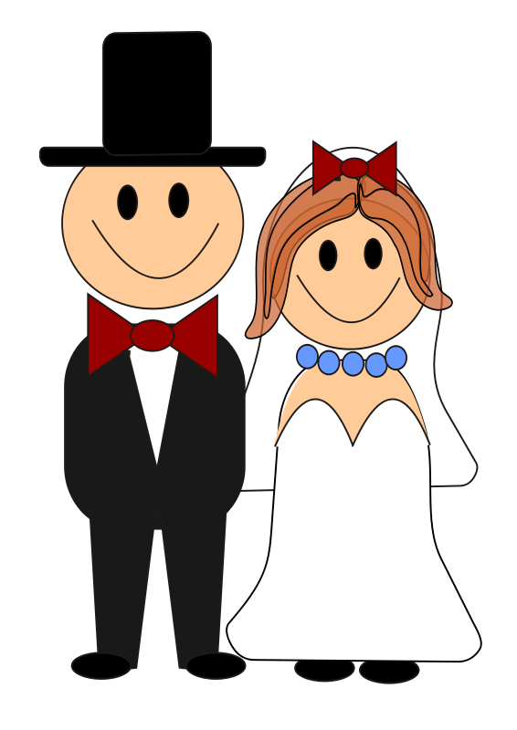 Bride and groom clipart clipart kid 3