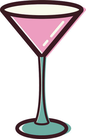 Cartoon martini glass clipart