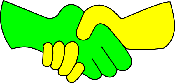 Christian handshake clipart image 2
