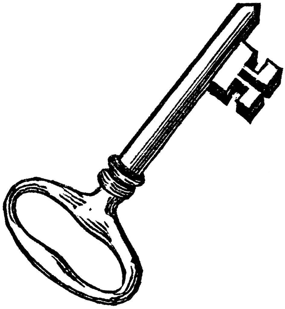 Clipart of a key clipart image