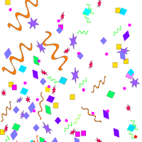 Confetti background pattern clip art clipart kid
