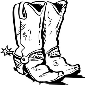 Cowboy boot boot silhouette clip art at vector clip art image 2