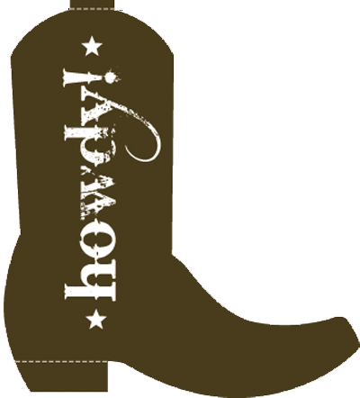 Cowboy boot western boot patterns clipart