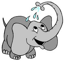 Cute elephant clipart free clipart images